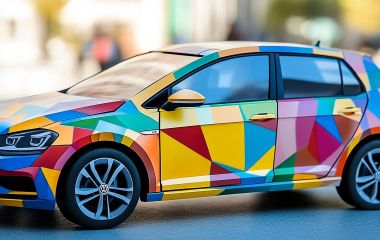 Шильдик на крыло Фольксваген Поло купить и установить